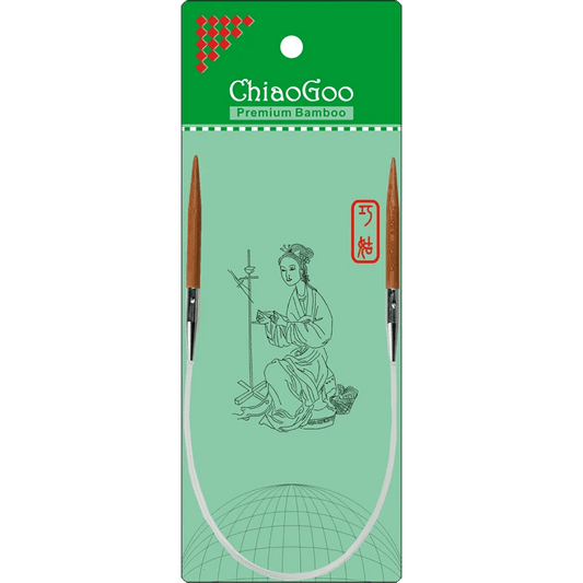ChiaoGoo Bamboo Circular Knitting Needles - 16" (40cm) - Paradise Fibers