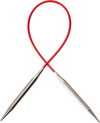ChiaoGoo Knit Red Circular Knitting Needle 9" - Paradise Fibers