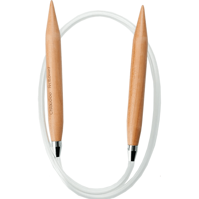 ChiaoGoo Oversized Wooden Circular Knitting Needles - Paradise Fibers