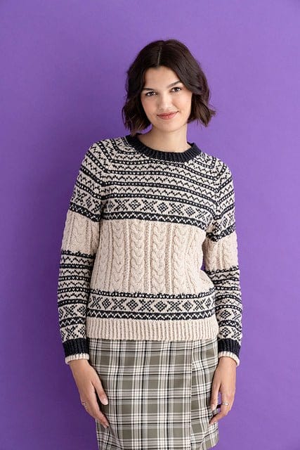 CLAUDETTE Sweater Pattern from Queensland Leaflet - Paradise Fibers