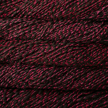 Malabrigo Caracol Super Bulky Yarn color 093 Fucsia - On Black