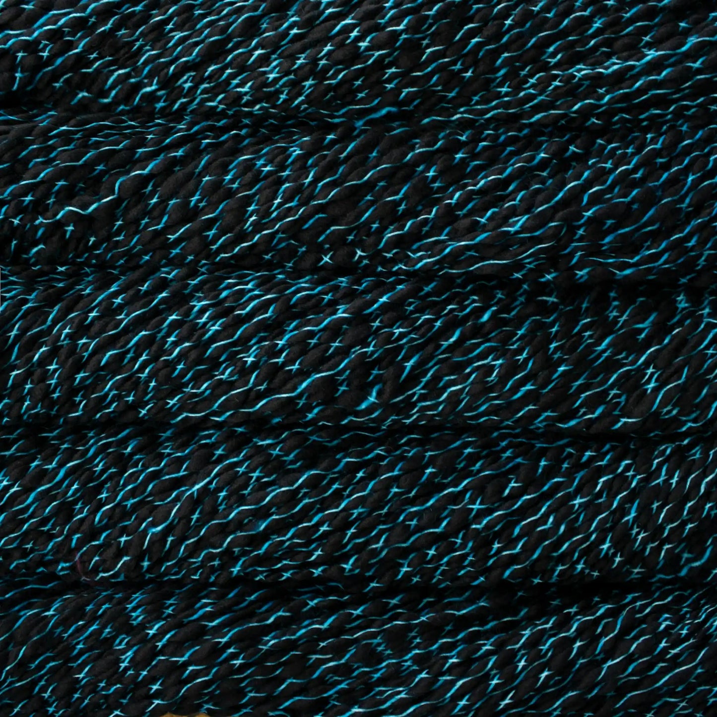 Malabrigo Caracol Super Bulky Yarn color 683 Cian - On Black
