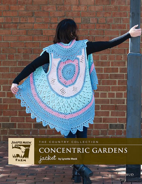 CONCENTRIC GARDENS JACKET Pattern by Juniper Moon - Leaflet - Paradise Fibers