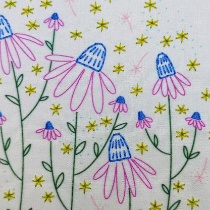 Cozyblue Coneflower Magic Embroidery Kit - Paradise Fibers