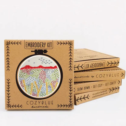 Cozyblue Evening Walk Embroidery Kit - Paradise Fibers