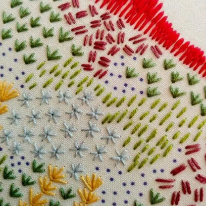 Cozyblue Evening Walk Embroidery Kit - Paradise Fibers