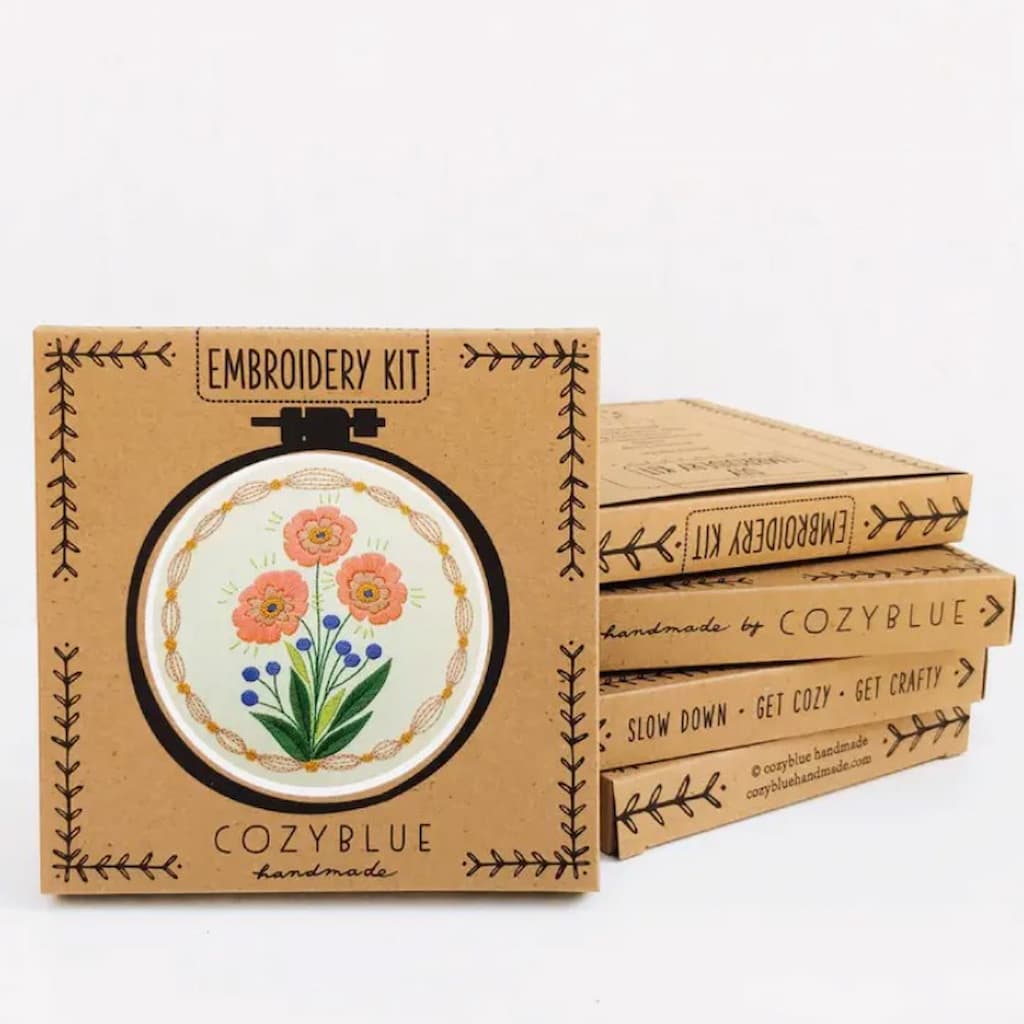 Cozyblue True Bloom Embroidery Kit - Paradise Fibers