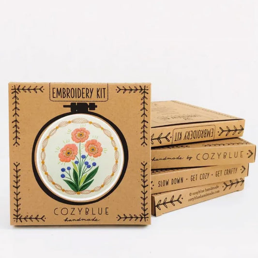Cozyblue True Bloom Embroidery Kit - Paradise Fibers