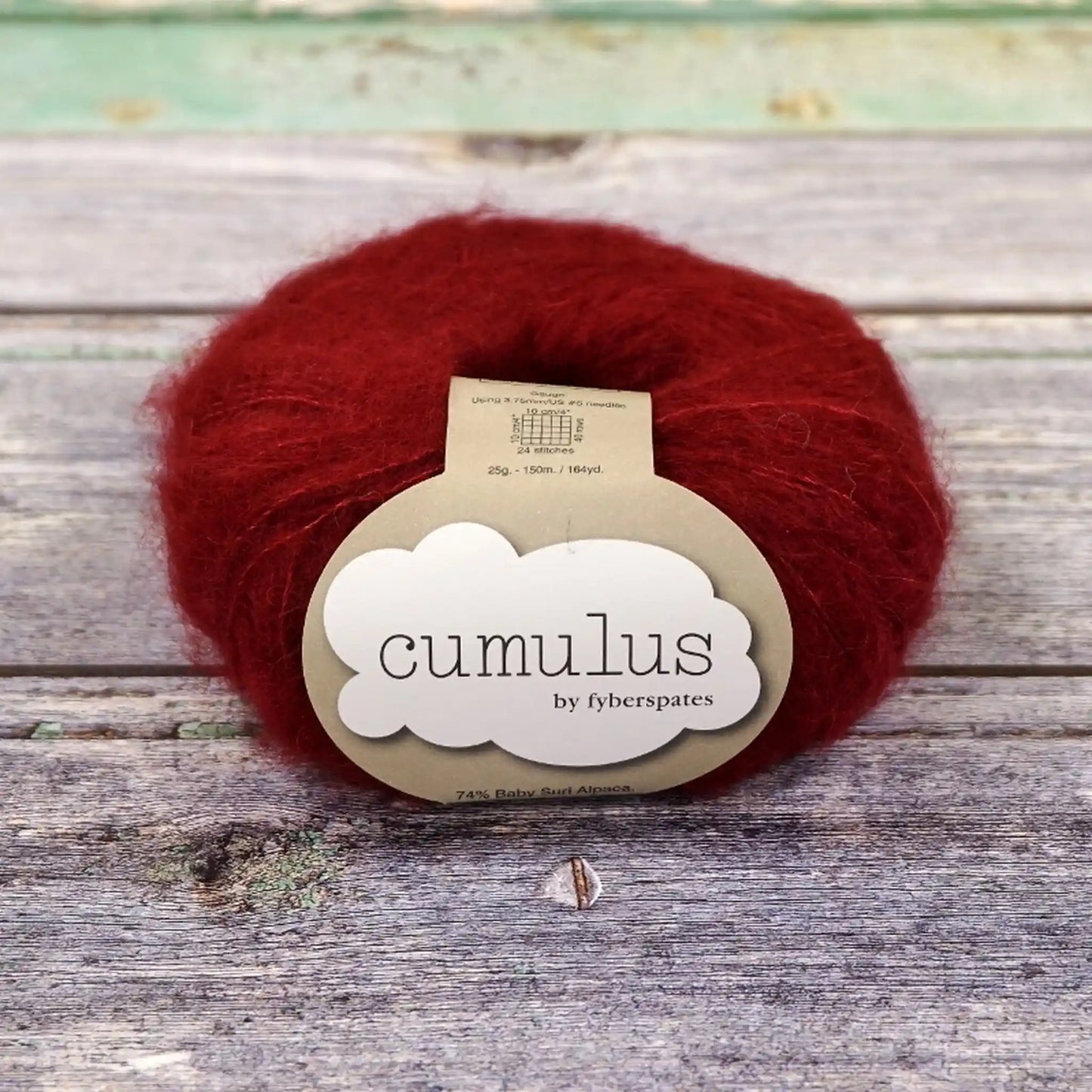 Fyberspates Cumulus Yarn color 901 Ruby Red