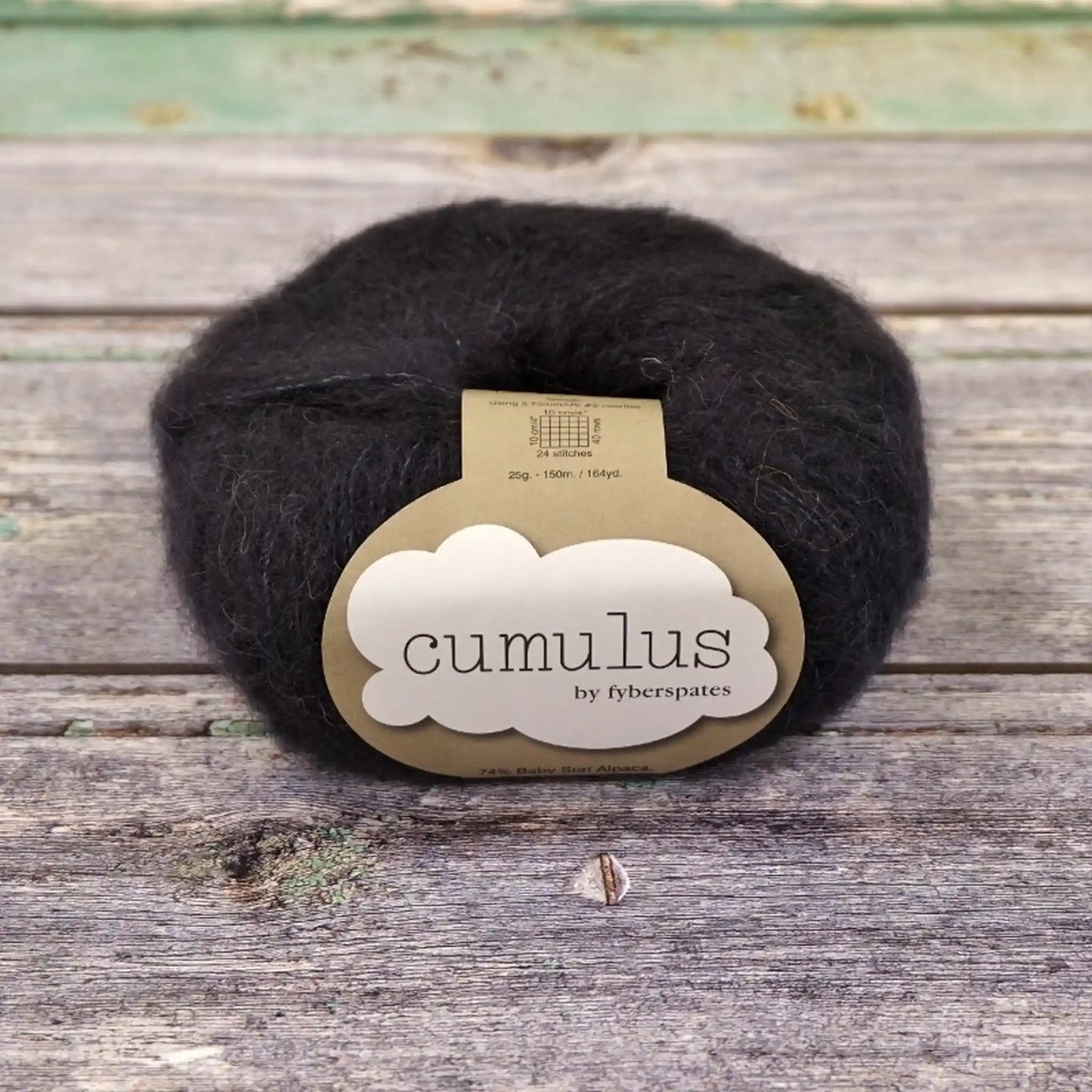 Fyberspates Cumulus Yarn color 919 Onyx