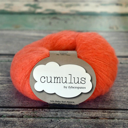 Fyberspates Cumulus Yarn color 931 Coral