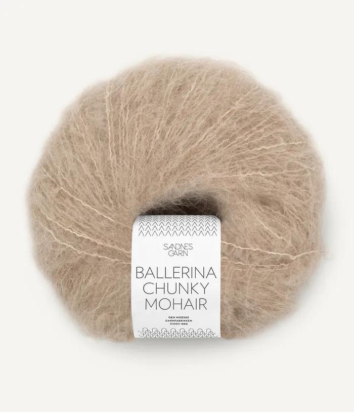 Sandnes Garn Ballerina Chunky Mohair - 2650 Beige Melange