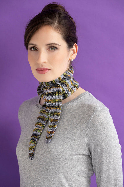 Araucania Huasco Sock Twilight Paints Jenna Scarf Kit - Choose Colors for Price