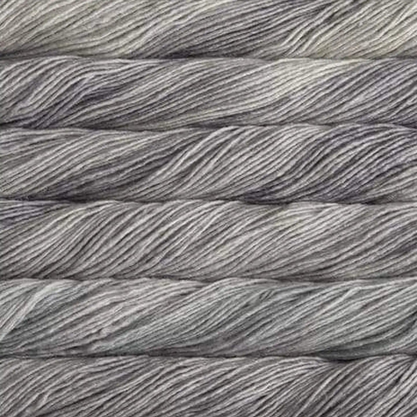 Drop Canyon Shawl Kit featuring Malabrigo Silky Merino color Cape Cod Grey