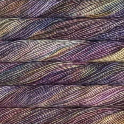 Drop Canyon Shawl Kit featuring Malabrigo Silky Merino color Queguay