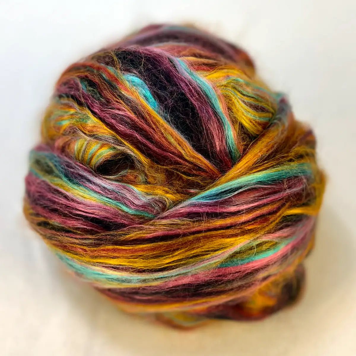 Dia De Muertos – 80/20 Bamboo Merino Spinning Fiber Top - Paradise Fibers