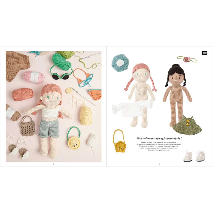 Rico Ricorumi Dollies Crochet Booklet