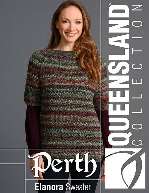 ELANORA SWEATER Pattern from Queensland Leaflet - Paradise Fibers