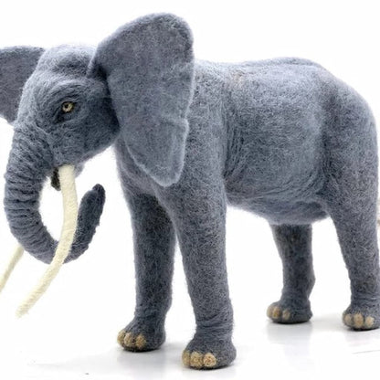 Elon the Elephant Needle Felting Kit - Paradise Fibers