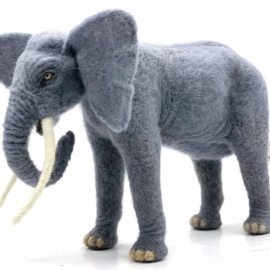 Elon the Elephant Needle Felting Kit - Paradise Fibers