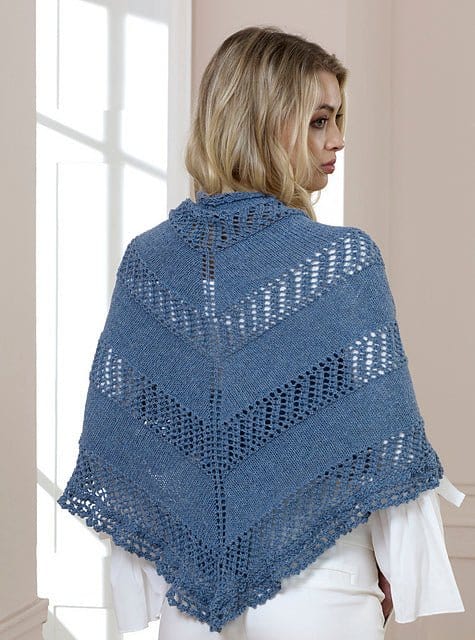 ELSIE Shawl Pattern by Queensland Leaflet - Paradise Fibers