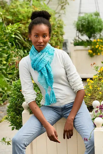ETHEL SCARVES Pattern by Juniper Moon - Leaflet - Paradise Fibers
