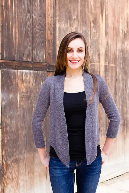 EVERYDAY CARDIGAN Pattern by Juniper Moon - Leaflet - Paradise Fibers