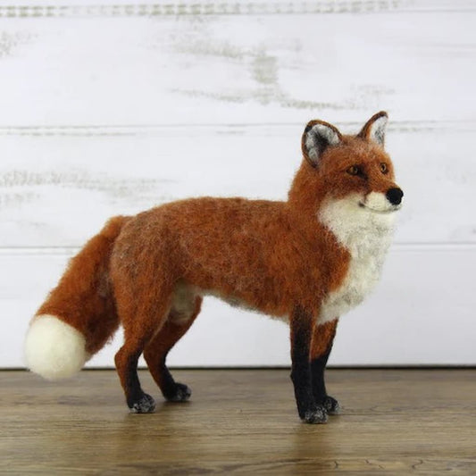Fabian the Fox Needle Felting Kit - Paradise Fibers