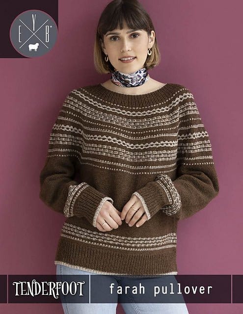 FARAH Pullover Pattern by Queensland Leaflet - Paradise Fibers