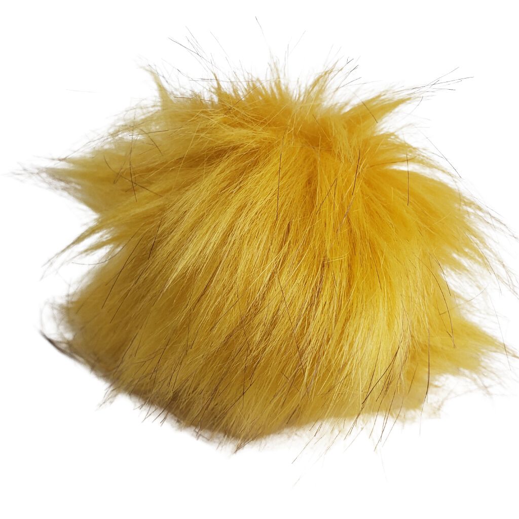 Faux Fur Pom Poms - 3" - Paradise Fibers