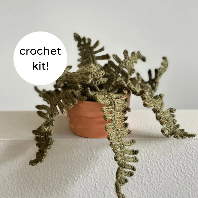 Forest Fern Crochet Kit