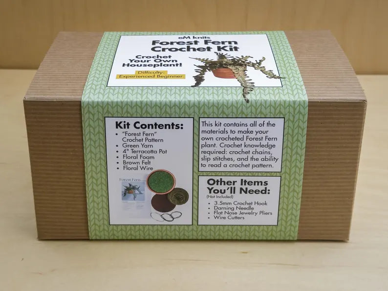 Forest Fern Crochet Kit