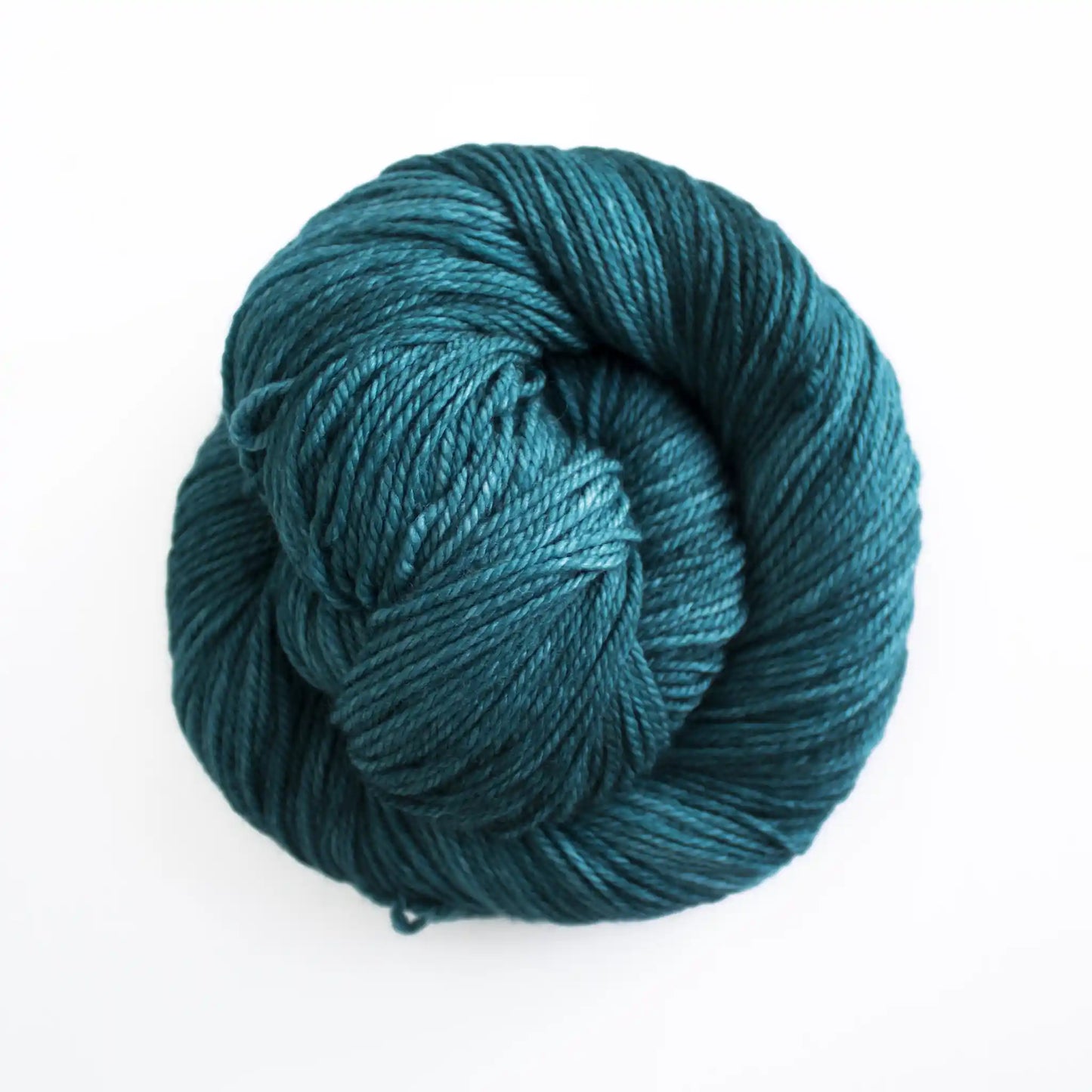 Malabrigo Finito Fingering color 412 Teal Feather