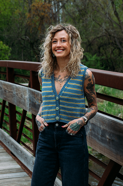 Flock Vest Pattern by Andrea Mowry