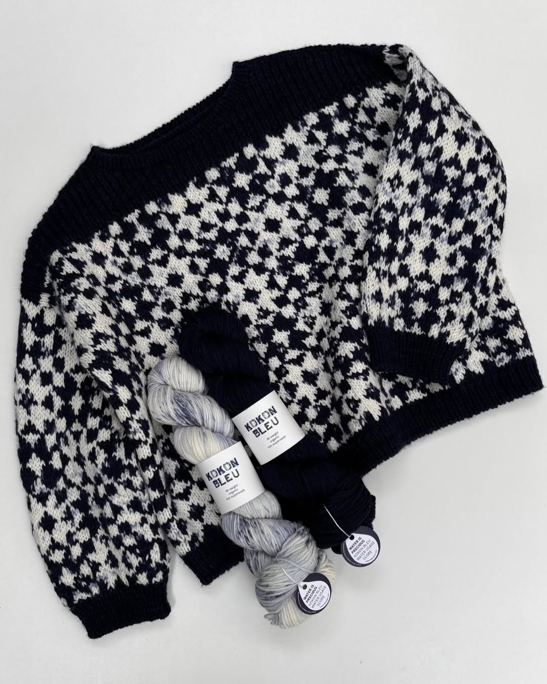 Kokon Bleu Framed Sweater Kit- Select Size for Price