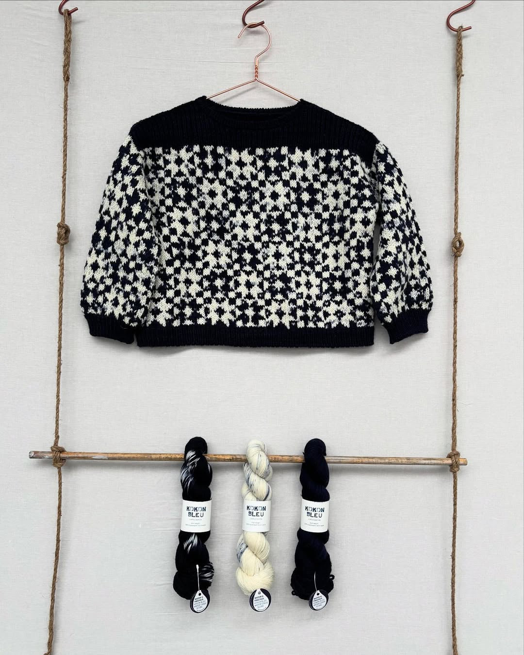 Kokon Bleu Framed Sweater Kit- Select Size for Price
