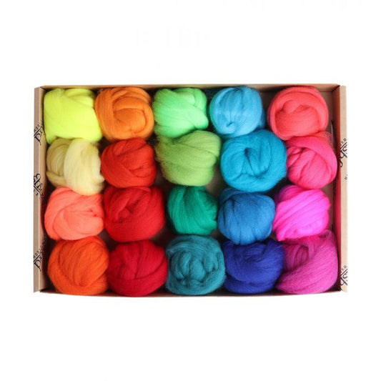 Ashford Corriedale Sliver Felting Starter Packs