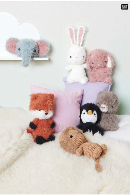 Rico Ricorumi Furry Animals Crochet Booklet