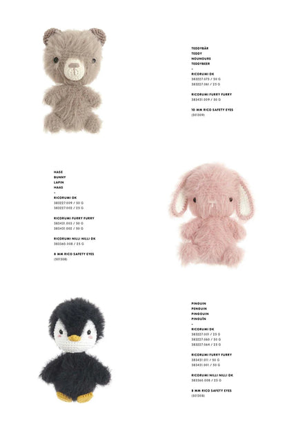 Rico Ricorumi Furry Animals Crochet Booklet