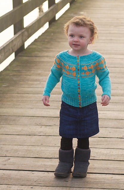 GOLDFISH Cardigan Pattern by Tin Can Knits - Leaflet - Paradise Fibers