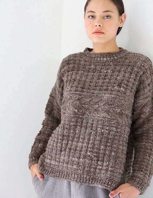 HAKEA Sweater Pattern by Noro Leaflet - Paradise Fibers