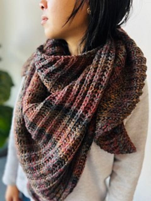 Driftwood Shawl Pattern by Marielle Zatar