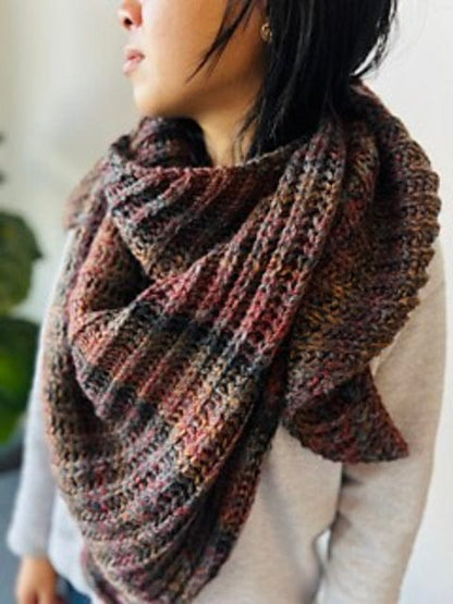 Driftwood Shawl Pattern by Marielle Zatar