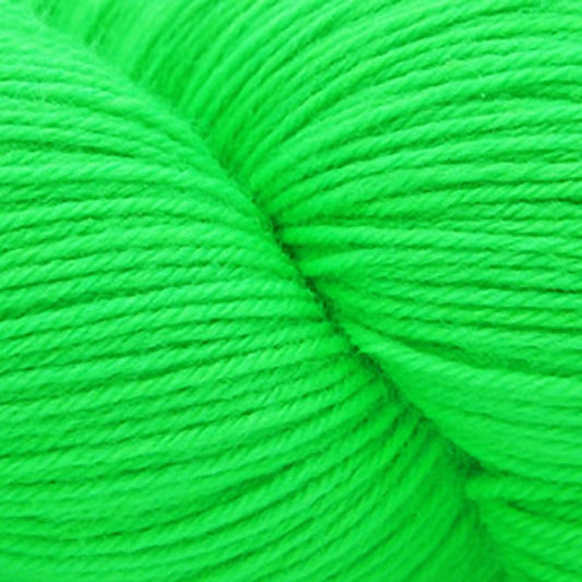 Cascade Heritage Superwash Wool Fingering Yarn color 5775 Highlighter Green