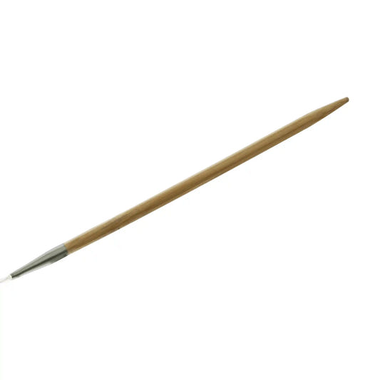 HiyaHiya 60 inch bamboo circular knitting needle with resin-infused bamboo tips and a flexible cord