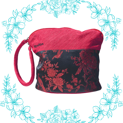HiyaHiya Small Project Bag color Red Bird