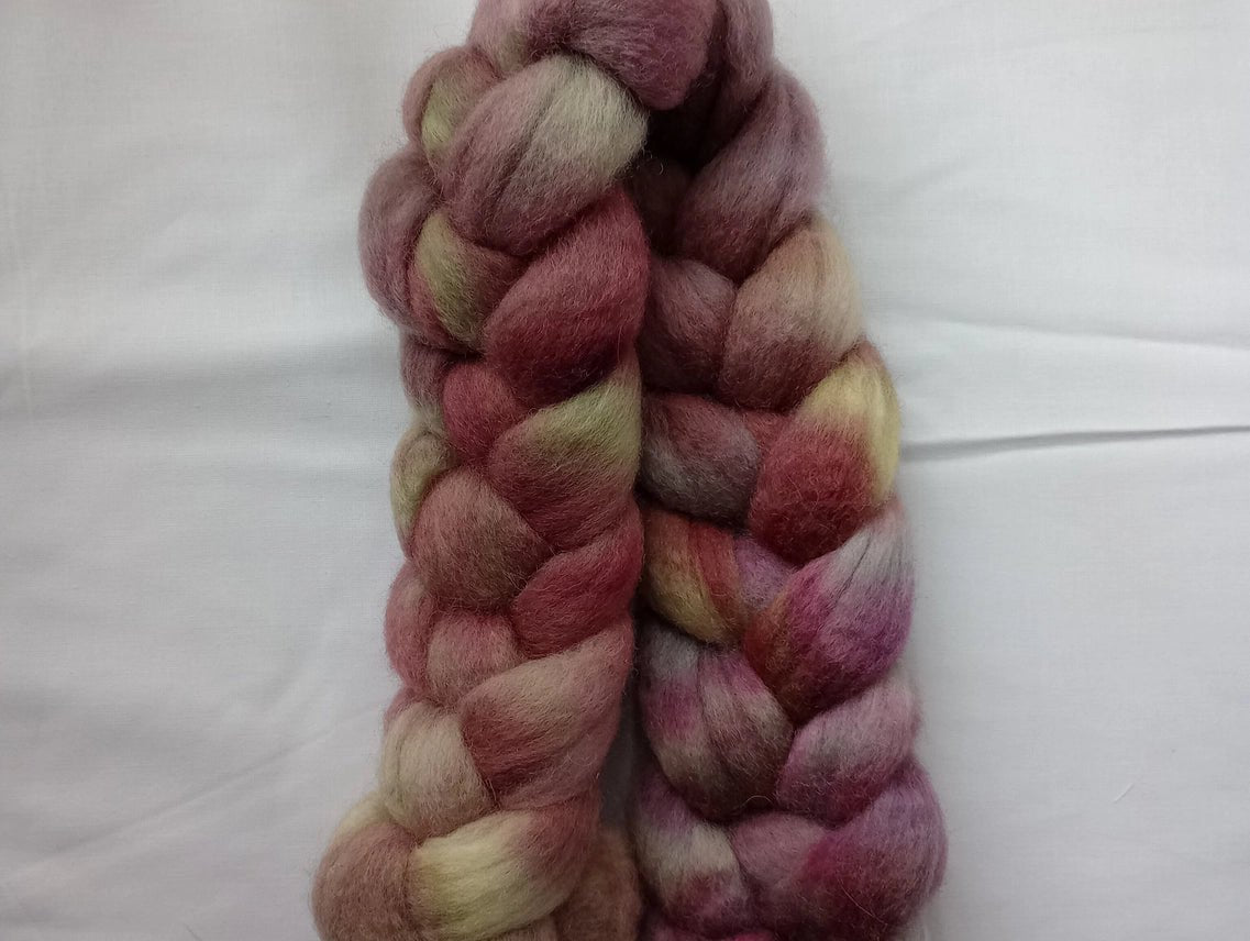 HMLLOYD MERCANTILE LLC Hand Dyed Roving Fiber Braids - Paradise Fibers