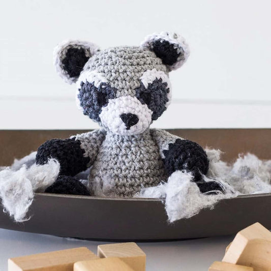 Hoooked | Raccoon Ricky Crochet Kit - Paradise Fibers