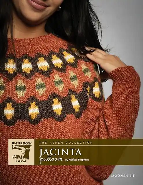 JACINTA PULLOVER Pattern by Juniper Moon Farm - Leaflet - Paradise Fibers