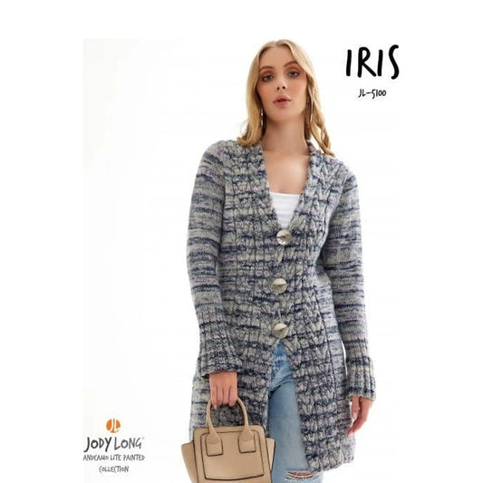 Jody Long | Iris Cardigan Pattern - Paradise Fibers